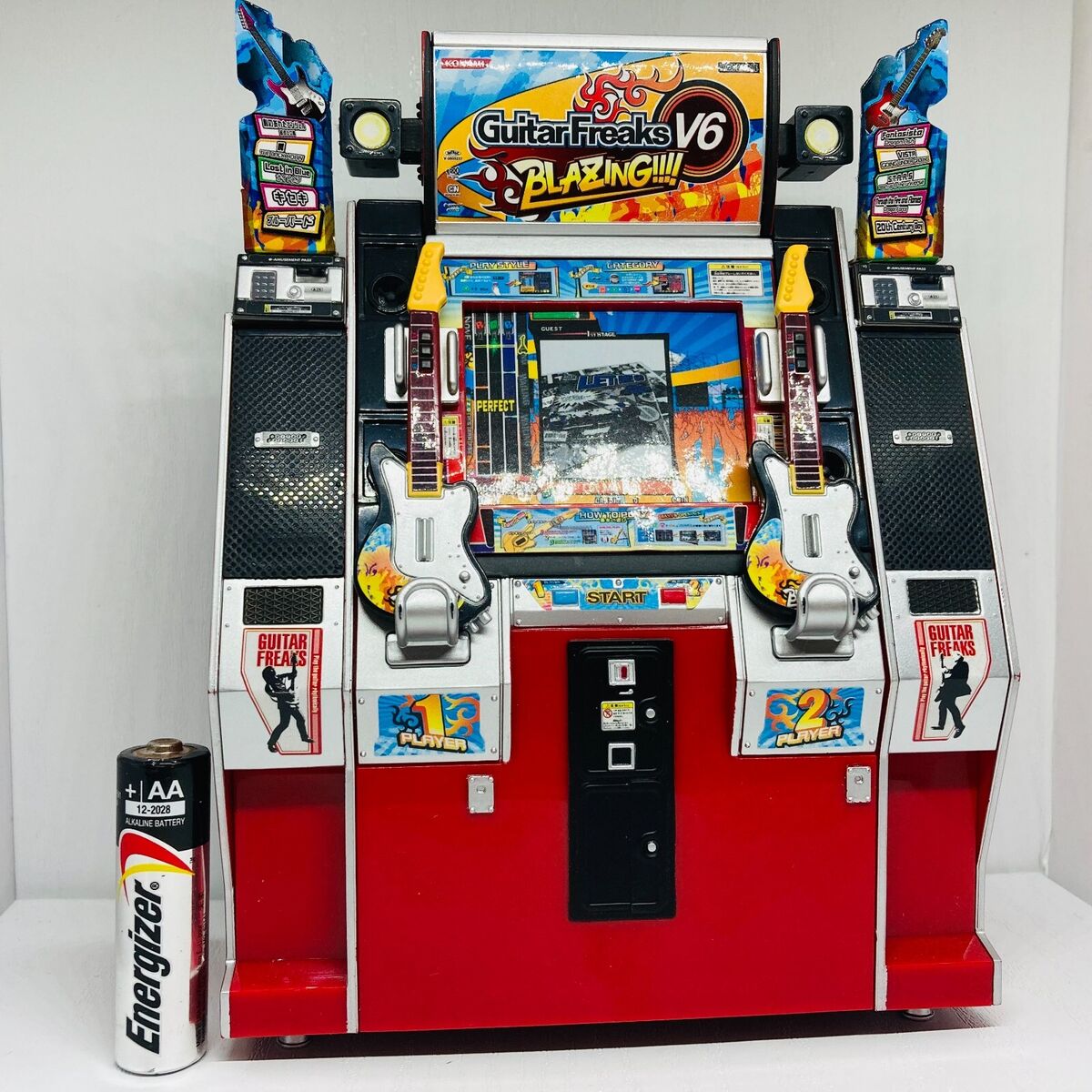 Konami 2012 Desktop Arcade Collection 2nd Attack Guitar Freaks | eBay Konami 2012 Desktop Arcade Collection 2nd Attack Guitar Freaks | eBay