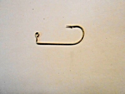 EAGLE CLAW HOOKS Eagle Claw 570 Jig Hooks Gold 100 ct