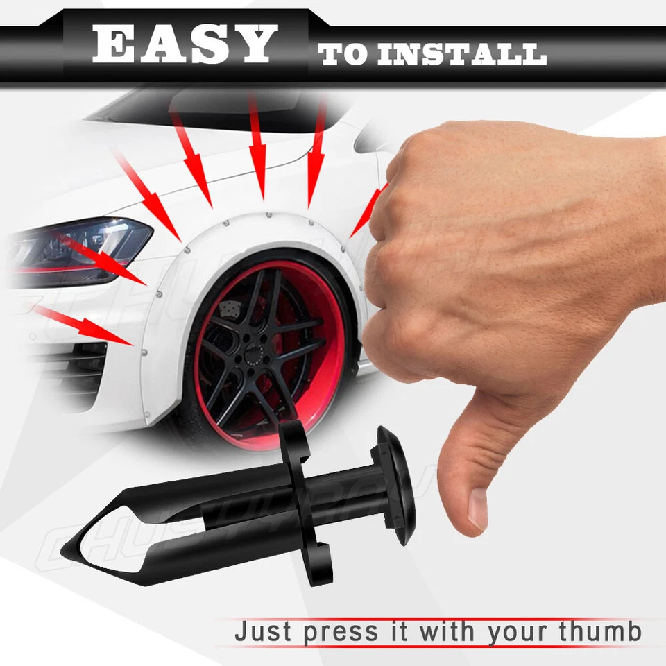 Para Honda ATV 100 Clips Retenedor 8mm Pasador Protector contra Salpicaduras Cuerpo Panel Guardabarros Foto 4 de 4