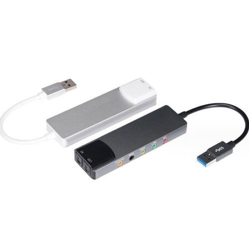 USB Laptop Desktop Computer Sound Card 5.1 Channel Professional Optical Exter P3 - Picture 6 of 7