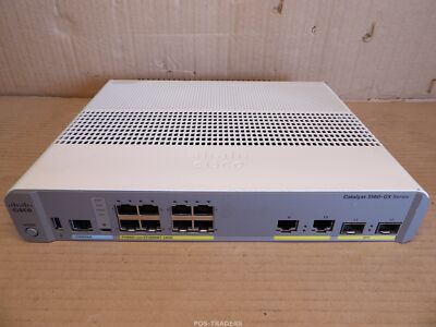 Cisco CATALYST WS-C3560CX-8PC-S V03 Ethernet Switch 8x Gigabit PoE - EXCL PSU