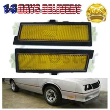 2 x Front Side Marker Lamp Light Lens Assemblies For 81-88  Chevy Monte Carlo