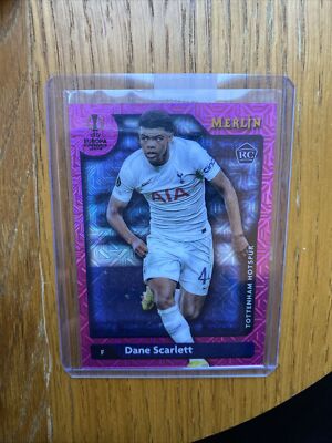 2021 Topps Merlin Chrome UEFA Dane Scarlett Rookie Pink Mojo Refractor /275 128