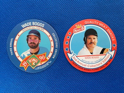 1989-1990 King-B 2nd-3rd Collectors' Edition Wade Boggs MLB Boston (2 Discs Set)