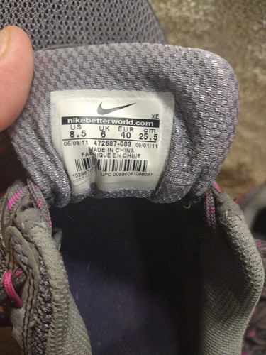 Nike Trail Ridge 2 Women's Hiking Shoe 472687-003 Size 8.5 Excellent Condition - Picture 5 of 9