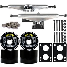 LONGBOARD Package CORE 6 in TRUCKS 76mm BIGFOOT BLACK MC WHEELS