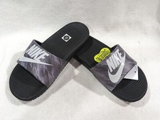 Nike Boy's Kawa SE Black/Pure Platinum Slide Sandals GS/PS -Assorted Sizes NWB
