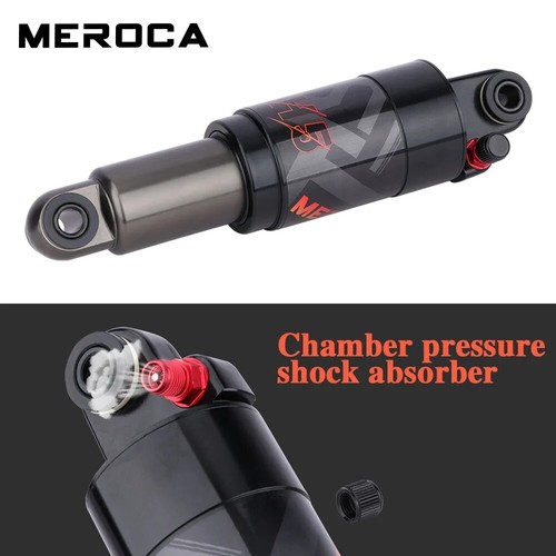 MEROCA MTB Mountain Bike Rear Air Dämpfer 125mm/150mm/165mm/190mm/200mm - Picture 2 of 21