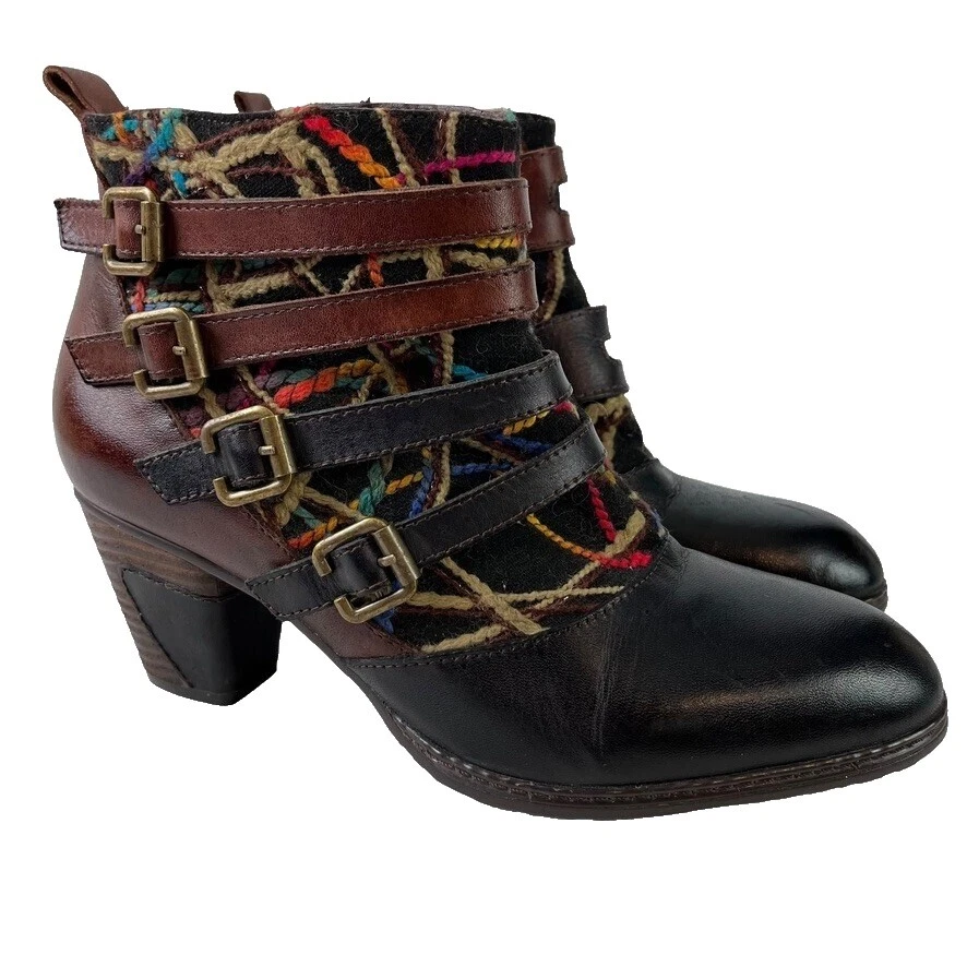 Spring Step Winter Leather Upper Boots for Women