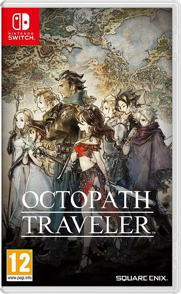 Octopath Traveler Replacement Case: Double-sided Replacement 