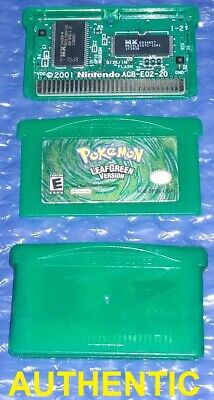 Authentic Pokemon Leaf Green Version Gameboy Advance Cartridge Gba Genuine 45496734121 Ebay