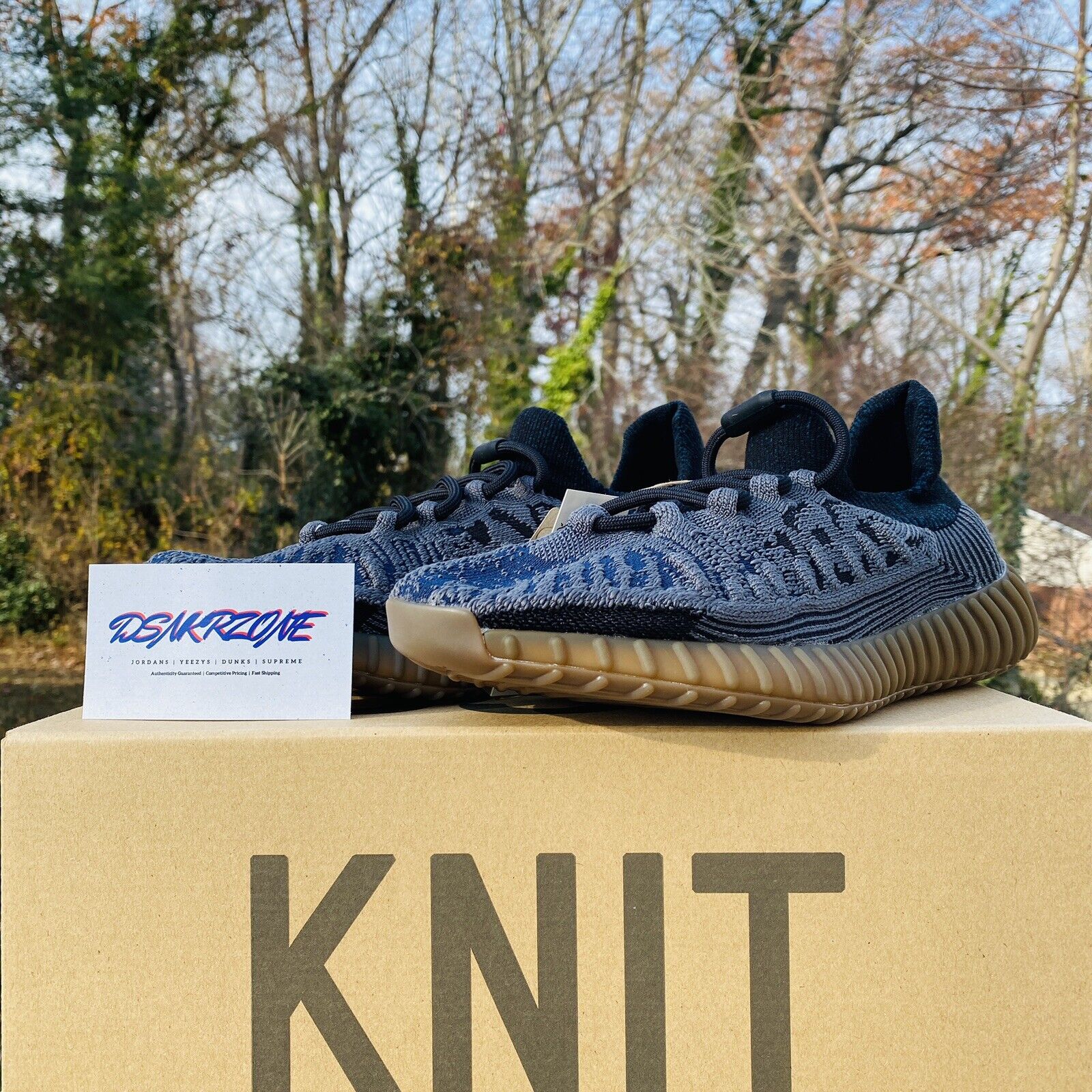 Adidas Yeezy Boost 350 V2 CMPCT Slate Blue Size 5.5 (DS/ Brand 