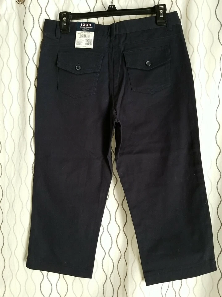 Pantalones capri elásticos Skimmer talla 14,5 Plus Izod aprobados para niñas  Foto 2 de 4