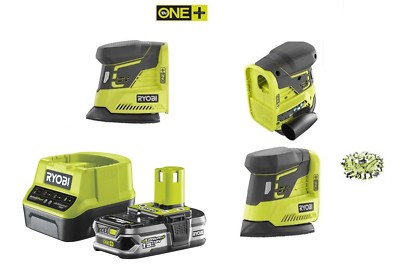Ryobi 18 V Akku-Delta-Vibrationsschleifer R18PS-0  mit1x1,5 Ah Akku +1xLadegerät