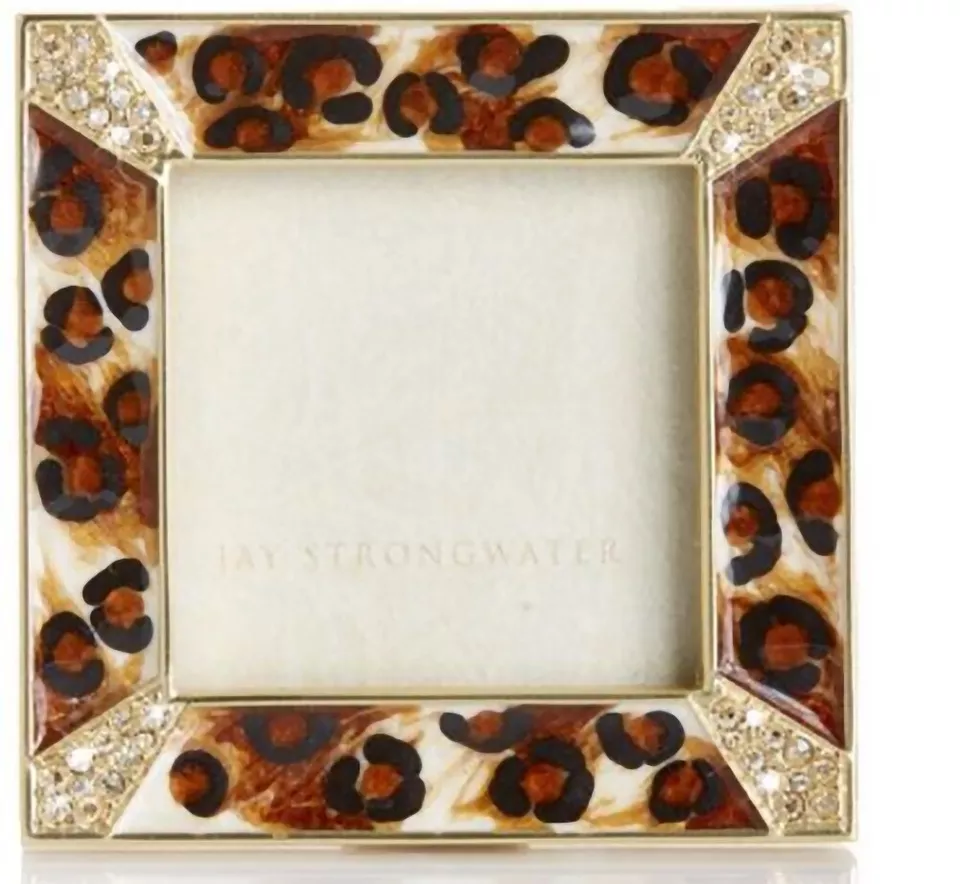 Jay Strongwater Leland Pave Corner Frame Square 2" ~ Choose your Color!! - Image 2 of 4