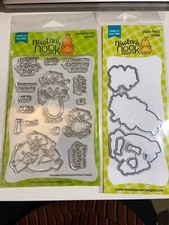 Newton's Nook Papa Bear Stamp & NN Papa Bear Die Sets, Retired