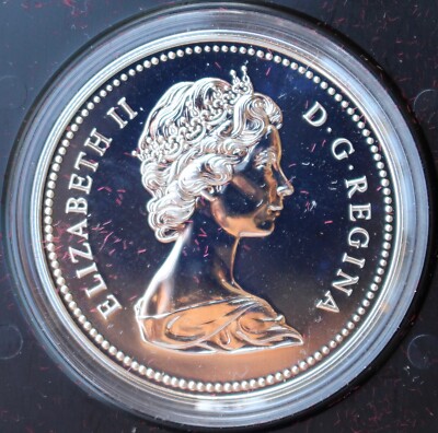 1976 CANADA $1 DOLLAR .500 SILVER - 100th Anniv. Ottawa