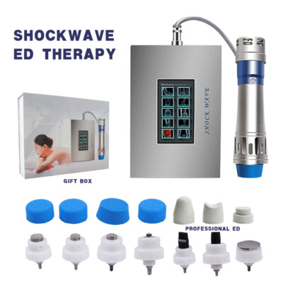 Touchscreen shock wave therapy machine for muscle pain relief and ED treatment