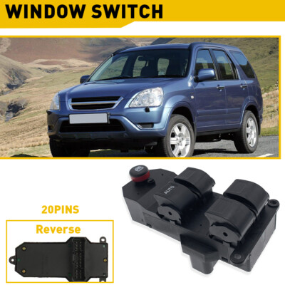 Master Power Door Window Switch Control for 2002-2006 Honda CR-V 35750-S5A-A02ZA