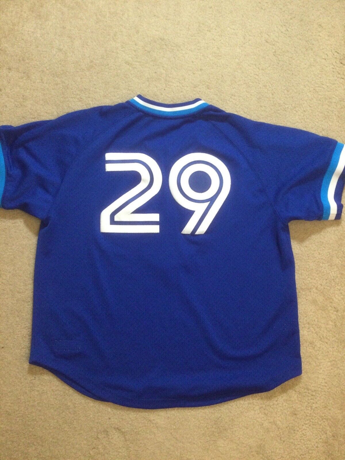 Mitchell & Ness MLB Toronto Bluejays #29 Joe Carter Jersey, Size 48,  Preowned