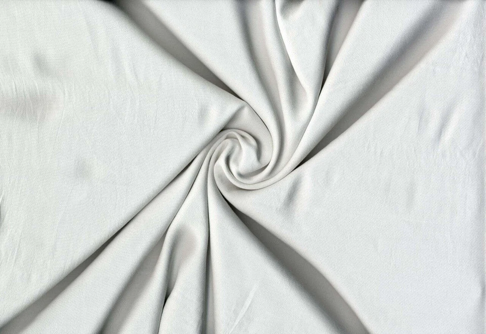 Tela de vestir suave de gasa de crepé viscosa fantasma por yarda de rayón Foto 4 de 4