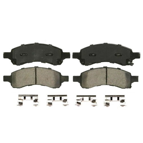 Front Drilled Rotors + Brake Pads for Buick Enclave Chevy Traverse GMC