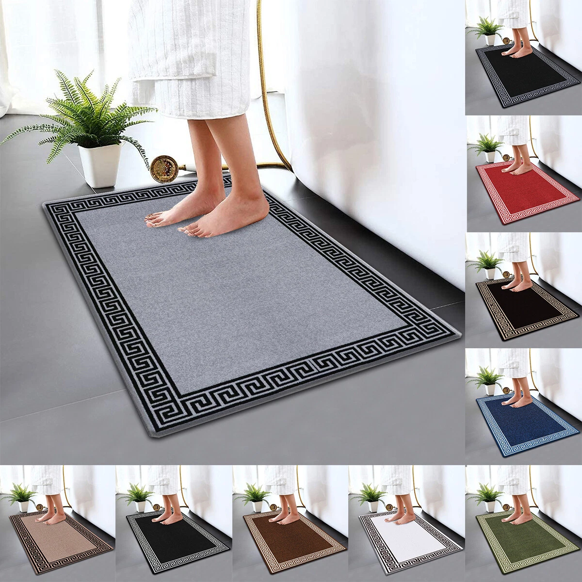 Eco-friendly Bath Mat Super Water Absorbing Anti-slip Bathroom Rug Rubber  Door Mat - Buy Eco-friendly Bath Mat Super Water Absorbing Anti-slip Bathroom  Rug Rubber Door Mat Product on