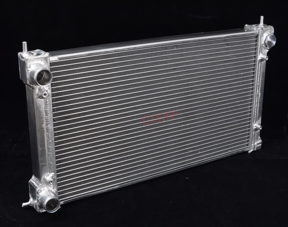 Radiador todo aluminio para Volkswagen Caribe 1.6L 1.8L 1980 1984-1987 2 filas MT Foto 4 de 4