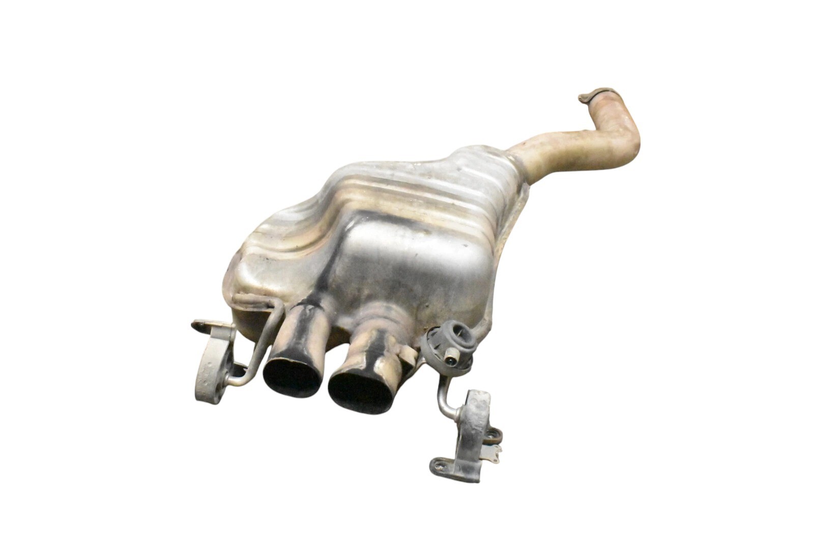 03-12 Bentley Continental GT GTC Rear Left Exhaust Muffler 3W0253611A Oem