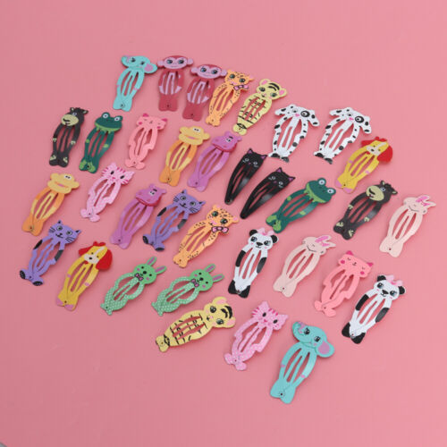 Cute and Hair Clips for Kids - 17 Pairs of Barrettes and Headwear - Afbeelding 1 van 11