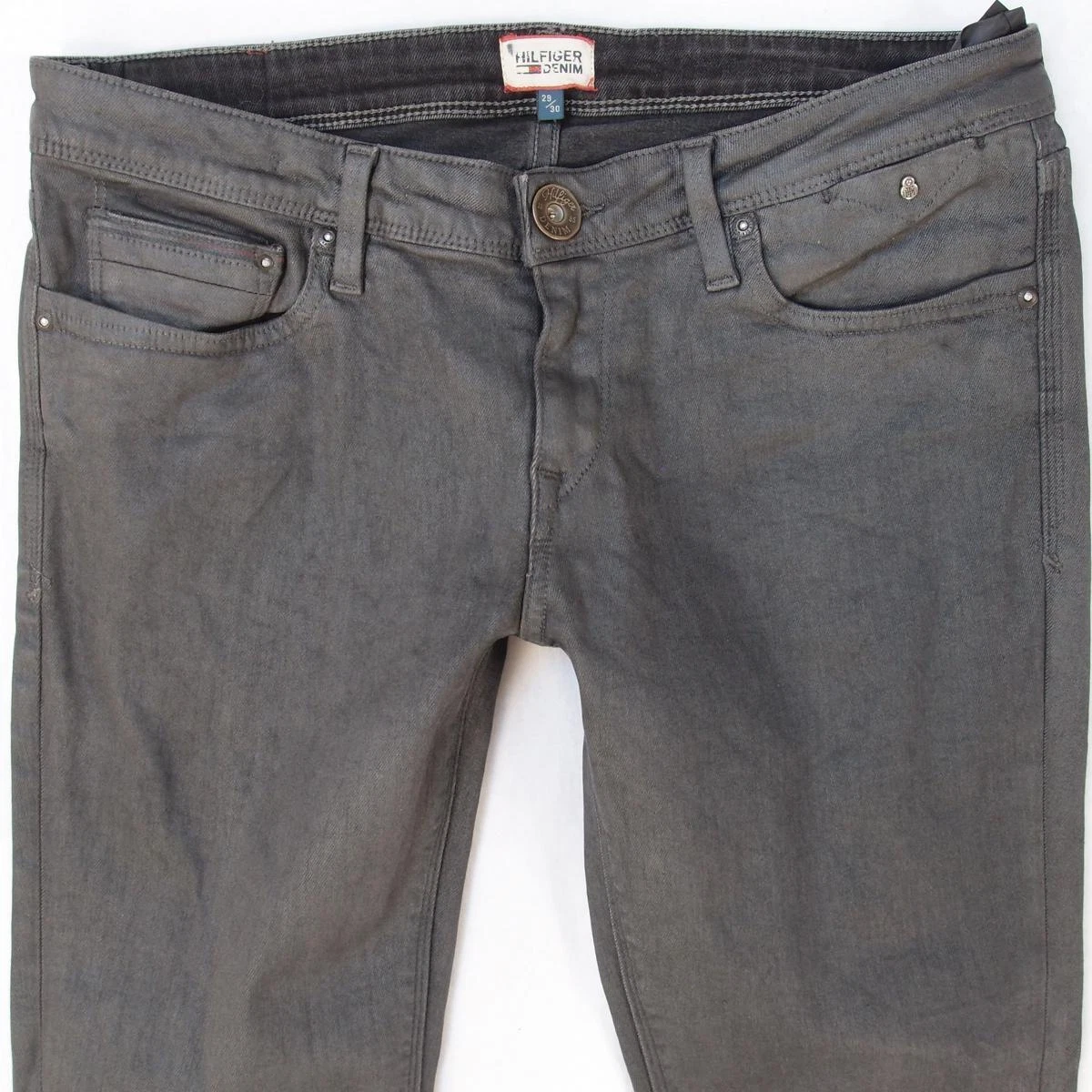 Womens Tommy Hilfiger NATALIE Stretch Skinny Grey Jeans W29 L30
