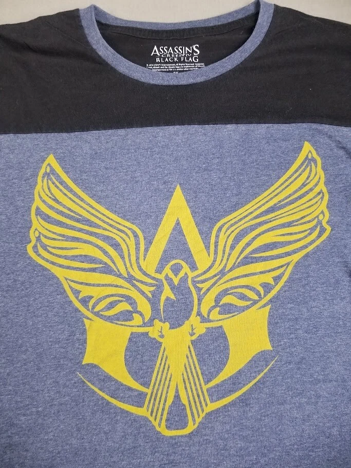 Assassins Creed IV Black Flag Shirt Womens 2X Promo Blue Long Sleeve Jackdraw - Image 2 of 4