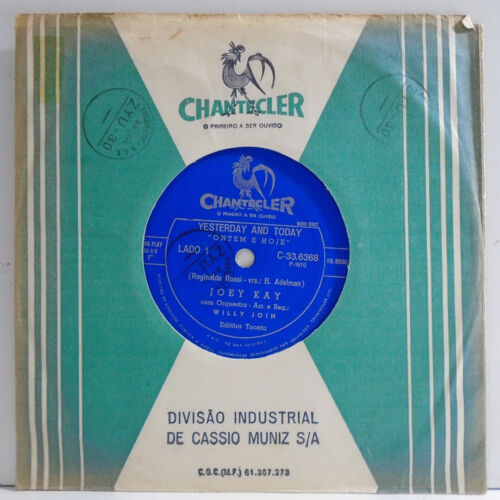 JOEY KAY YESTERDAY AND TODAY / HIS WAY WITH THE GIRLS BRAZIL 1970 1ST PRESS 7" - Picture 1 of 4