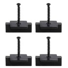 New ListingNylon Black Hidden Deck Fasteners T Clips With Screws And Drill Bits (300-Pack)