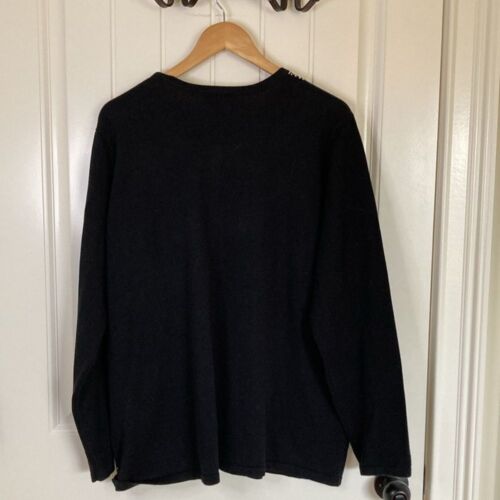 Quacker Factory Womens Cardigan Sweater 1x Black Rhinestones Long Sleeve Glitzy - Picture 8 of 9