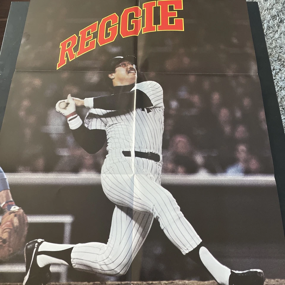 1978 Reggie Jackson Poster Scholastic Magazine Fold-Out 19 x 25" - Image 2 of 4