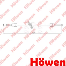 Fits Mercedes Sprinter 1.8 2.1 CDi 2.7 3.0 Hand Brake Cable Front Howen #2