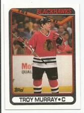 TROY MURRAY 1990-91 TOPPS CARD NM-MT+/NM-MT CONDITION