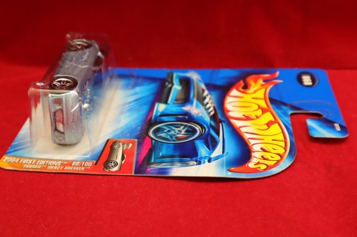 Hot Wheels 2004 First Editions Tooned Mercy Breaker Light Blue Diecast Car - Picture 4 of 6