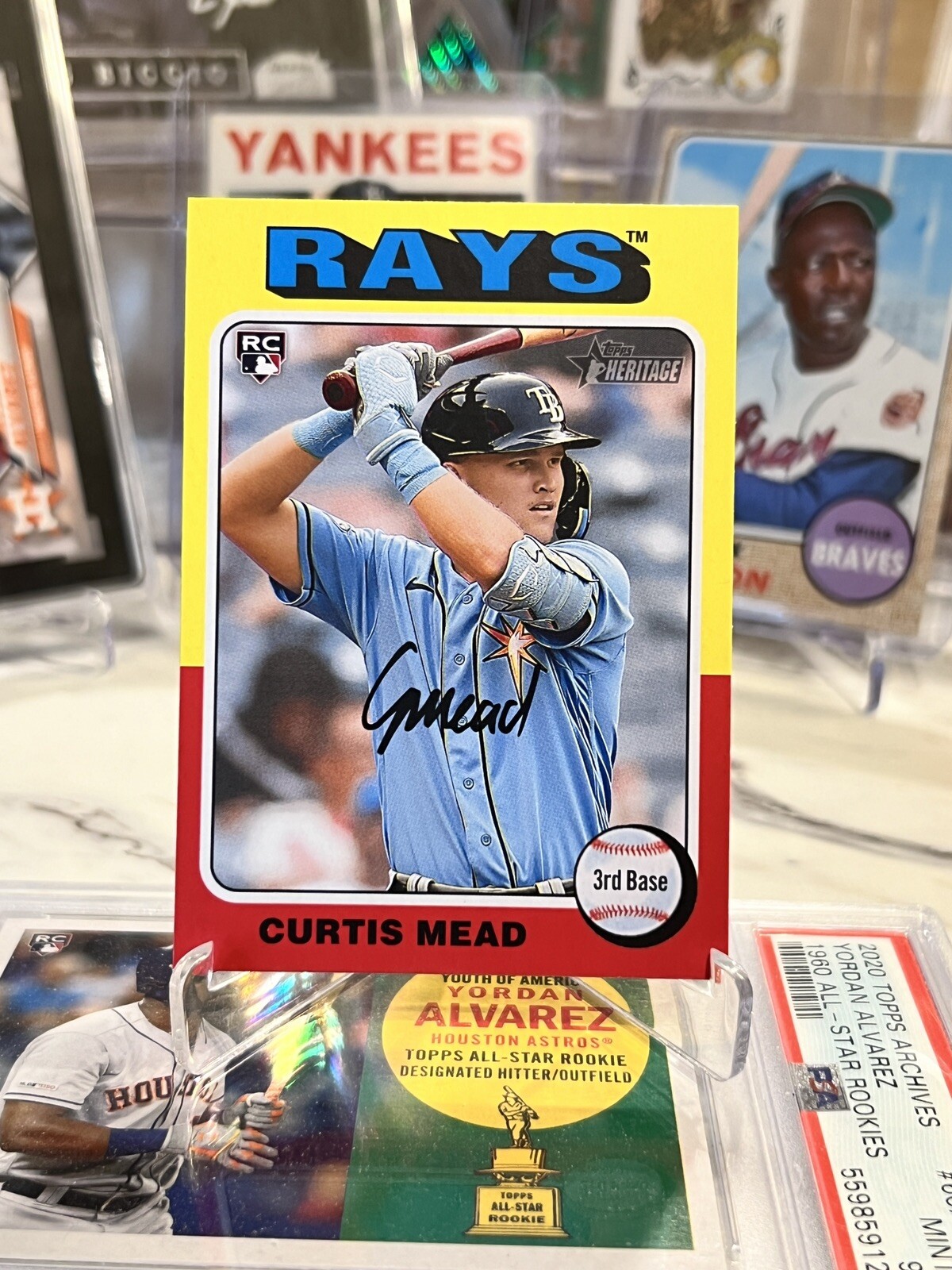 2024 Topps Heritage #176 Curtis Mead RC Image Variation SP