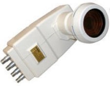 INVACOM QUAD QPH031 LINEAR & CIRCULAR LNB LNBF FTA + DSS FREE TO AIR FEEDHORN