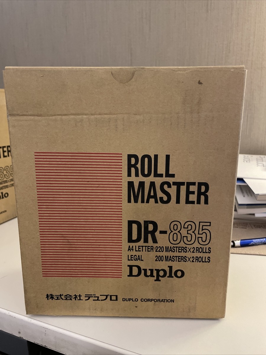 Duplo DR-835 Master Rolls. | eBay