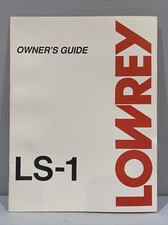 Genuine LOWREY Organ Owner's Manual Model LS-1 L-85 New Old Stock