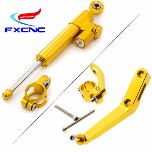 For Honda CNC Set Steering Damper Bracket Mount Stabilizer CBR954RR 2002-2003 - Picture 29 of 35
