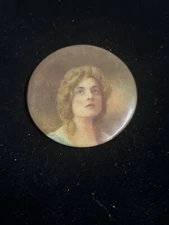 Western Brothel , Soiled Dove, Antique Pocket Mirror # 3