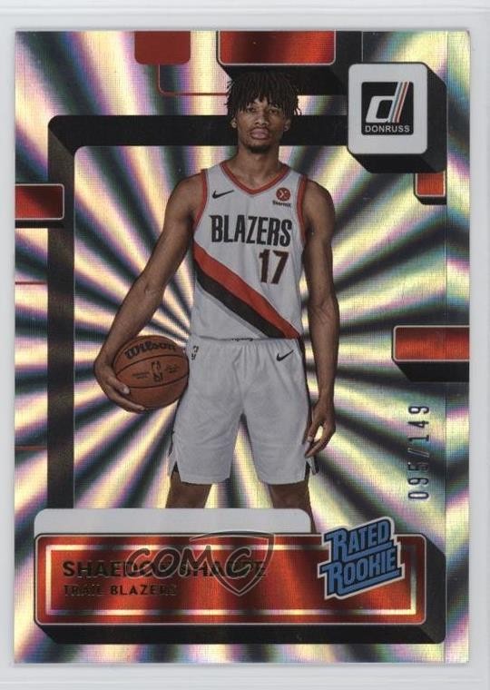 2022-23 Panini Donruss Rated Rookie Holo Laser /149 Shaedon Sharpe #207