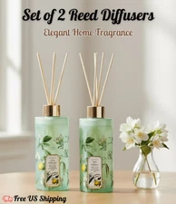 Apothecary 18 Floral Sol Tobac Fragrance Reed Diffuser 6 oz Set of 2