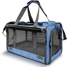 GAPZER Pet Carrier for Large and Medium Cats, Soft-Sided Pet Carrier for Big ...