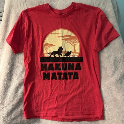 Lion King Hakuna Matata Men s Large Disney - Tee Graphic T-Shirt