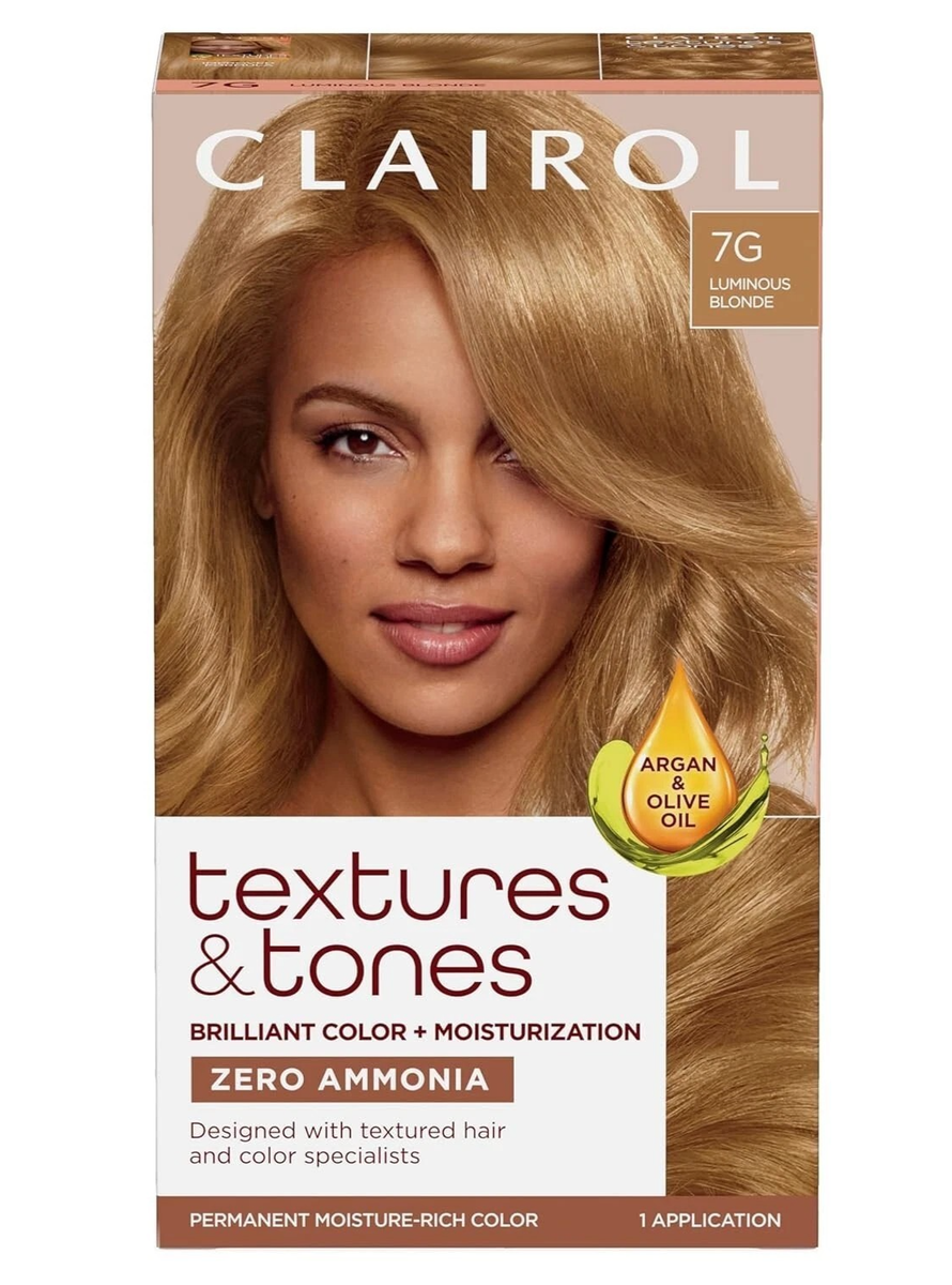 Clairol Textures & Tones Luminous Blonde 7G Permanent Hair Dye